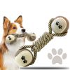 Heavy-Duty Braided Rope Dog Toy – Safe Chew & Teeth Cleaning Stick for Aggressive Chewers, Puppies & Medium Dogs
