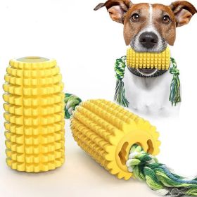 Corn-Shaped Puppy Chew Toy – TPR Molar & Toothbrush Toy for Interactive Play