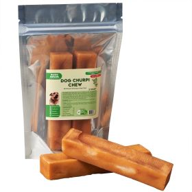 Dog Churpi Chew – 100% Natural Himalayan Yak Cheese Dog Treats | Grain-Free, Gluten-Free Dental Chews | 2-Pack | Medium Size (5.5 oz)