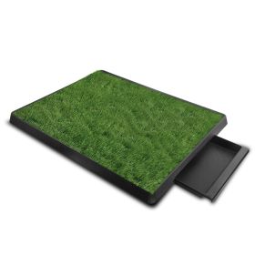 Artificial Grass Pet Potty Mat – Puppy Loo Trainer with Leak-Proof Tray for Dogs & Cats