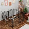 Premium 32" 8-Panel Metal Dog Playpen – Indoor & Outdoor Pet Exercise Fence with Secure Doors