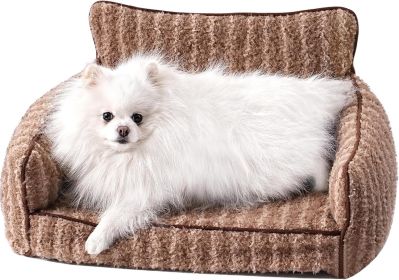 Mewoo Orthopedic Couch Bed Indoor Pet Bed with Removable Washable Cover & Non-Slip Bottom  Cozy Support for Small Dogs & Cats (Option: WP154)