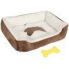 Soft Fleece Pet Bed – Cozy Nest-Style Cushion Mat for Small Dogs & Cats  S Size  Warm, Plush & Perfect for Naps