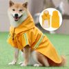 Reflective Dog Raincoat with Hood – Windproof Cloak for Small & Large Breeds