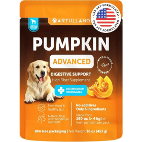 Pumpkin Powder For Dogs Digestive Support 16 OZ Fiber Supplement For Constipation For Gut Healthy Skin Digestion Glands Firm Stool Poop Anti Diar (Option: 1pcs)