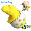 Dinosaur Egg Dog Toothbrush Toy – Bite-Resistant Puzzle Chew for Teeth Cleaning & Boredom Relief