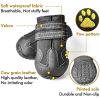 Waterproof Dog Boots – 4Pcs Outdoor Shoes with Reflective Anti-Slip Soles